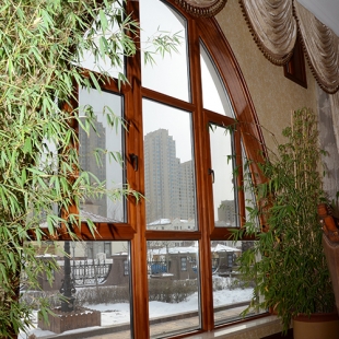 上海哈尔滨铝包木门窗定制